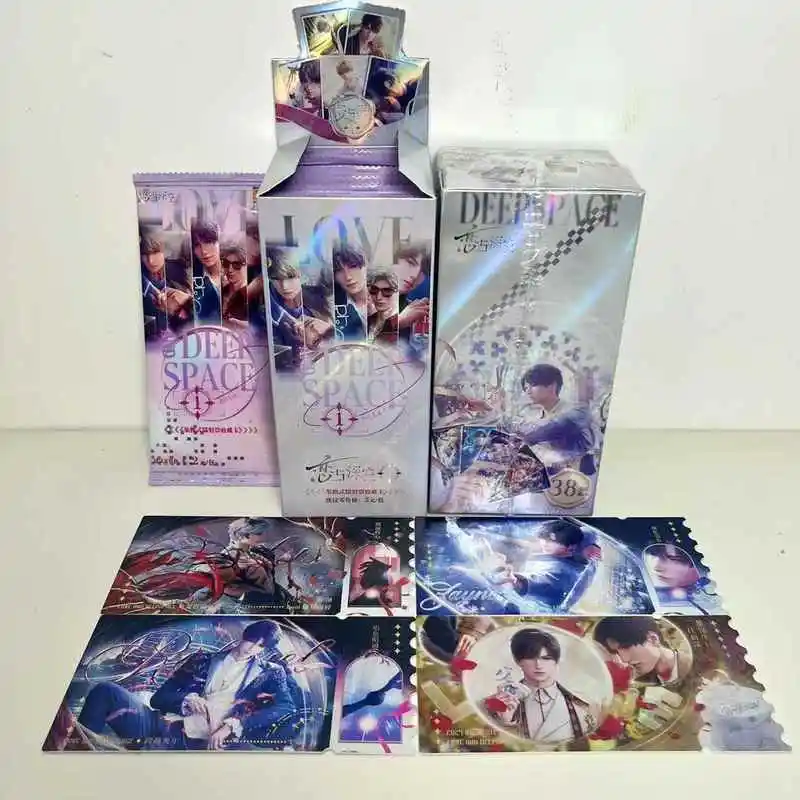 

100% натуральная слепая коробка, игра «Любовь и глубокий пространство», голографический лазерный билет, столбы, Caleb Sylus Zayne Xavier, персонажи, художественная закладка