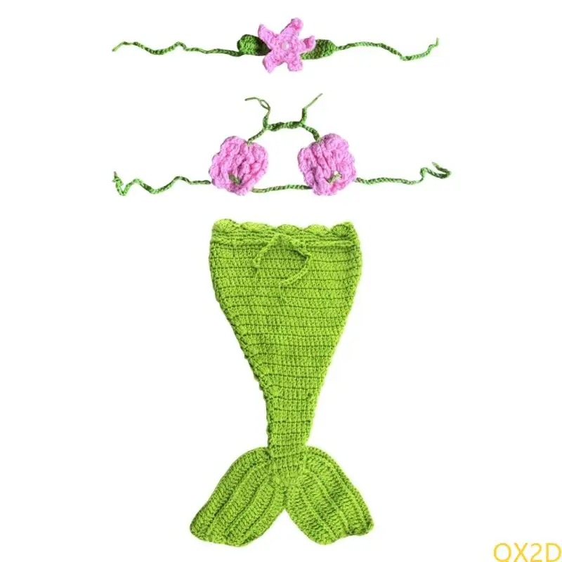 

QX2D Ручная ручная работа младенца-костюм с моря