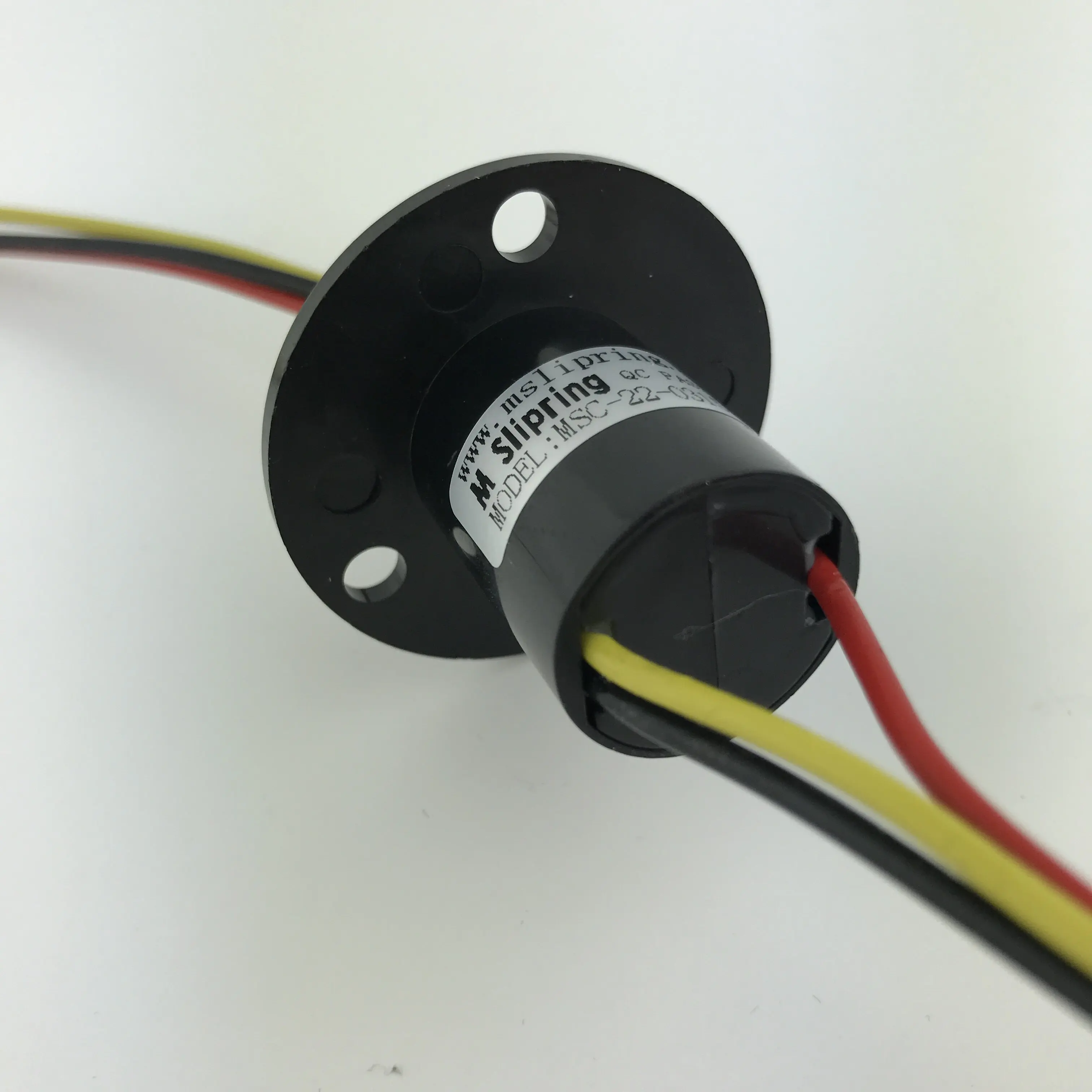 Diameter 22mm Conductive Slip Ring 3 Channels 15A Wind Power Generation High Current Rotating Collector Brush Commutator