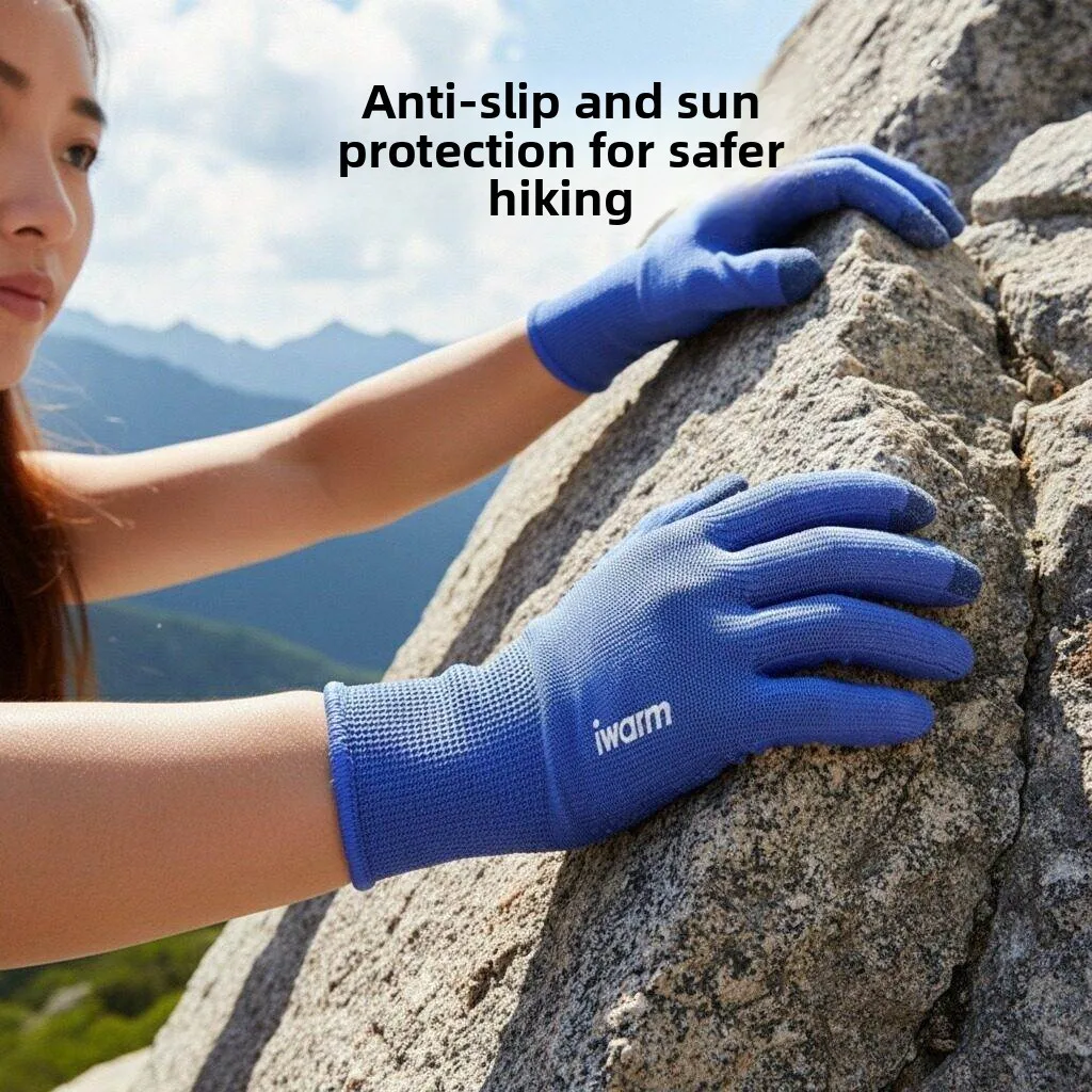 

Women's Outdoor Climbing Gloves Touchscreen Sporty Breathable Anti-slip Wear-resistant Sun-protective Climbing Gloves