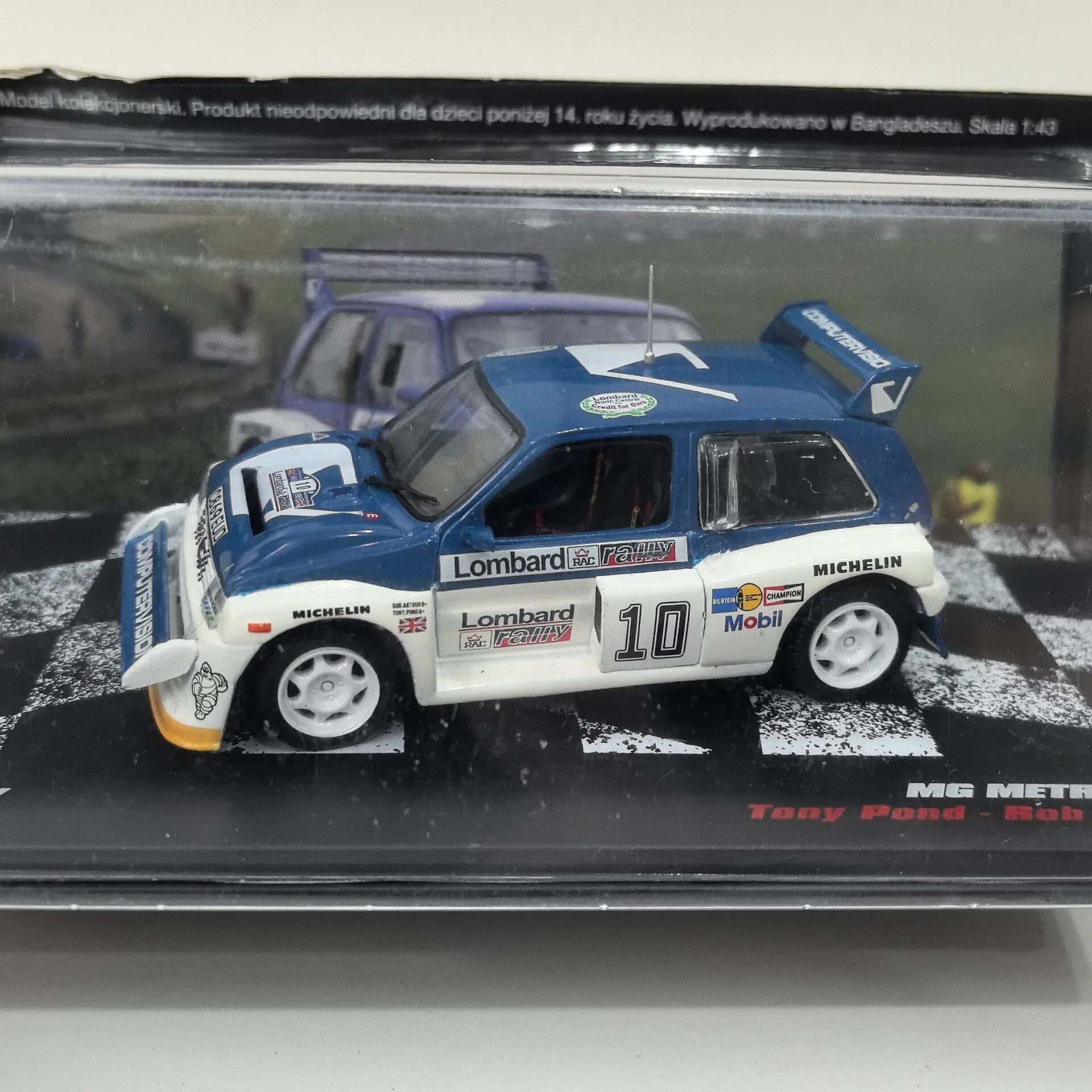 Diecast IXO 1/43 Scale MG METRO 6R4 # 10 1985 Racing T4 Alloy Car Model