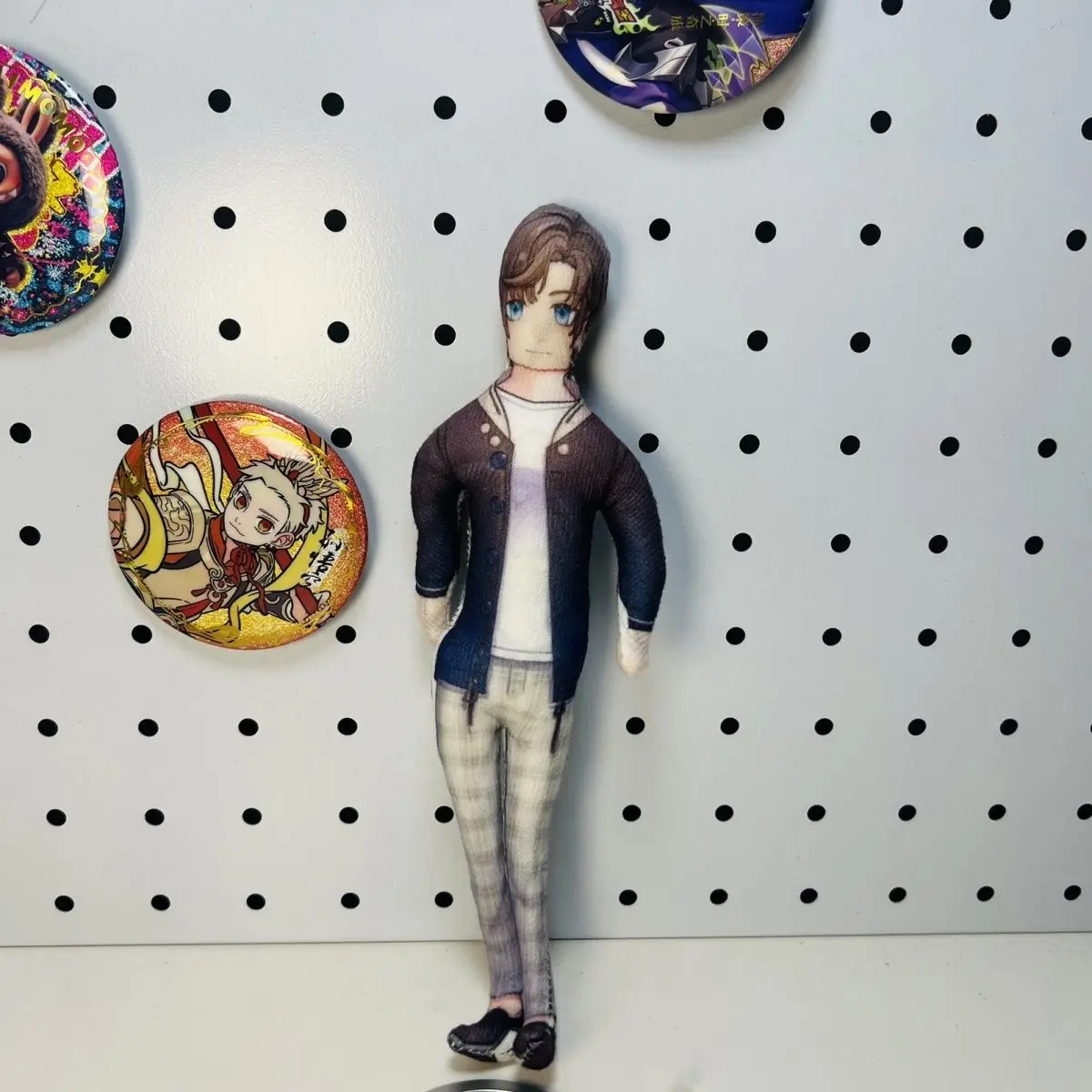 Muñeco de peluche móvil de Anime The Uncertainty of Fate con cuerpo abstracto, esqueleto de alambre, Cosplay, muñecos de Halloween, accesorios hechos a mano