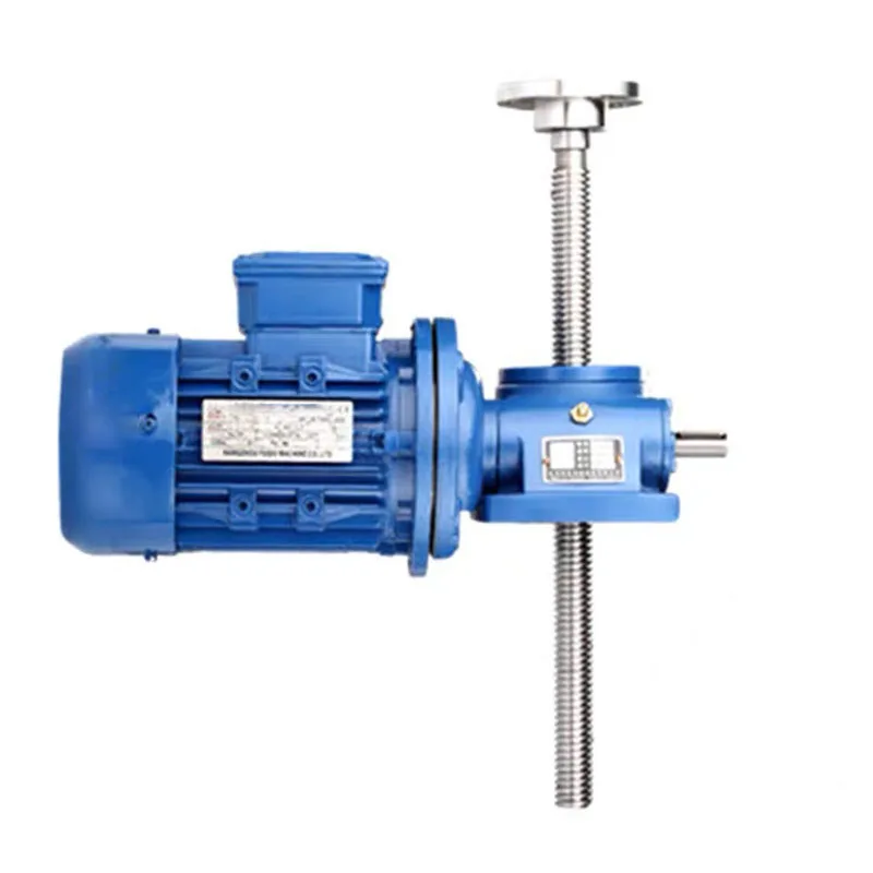 NEW Electric Vertical Lift with Motor High Precision 1T/2.5T Worm Gear Screw Small Platform Adjustment for Industrial Use