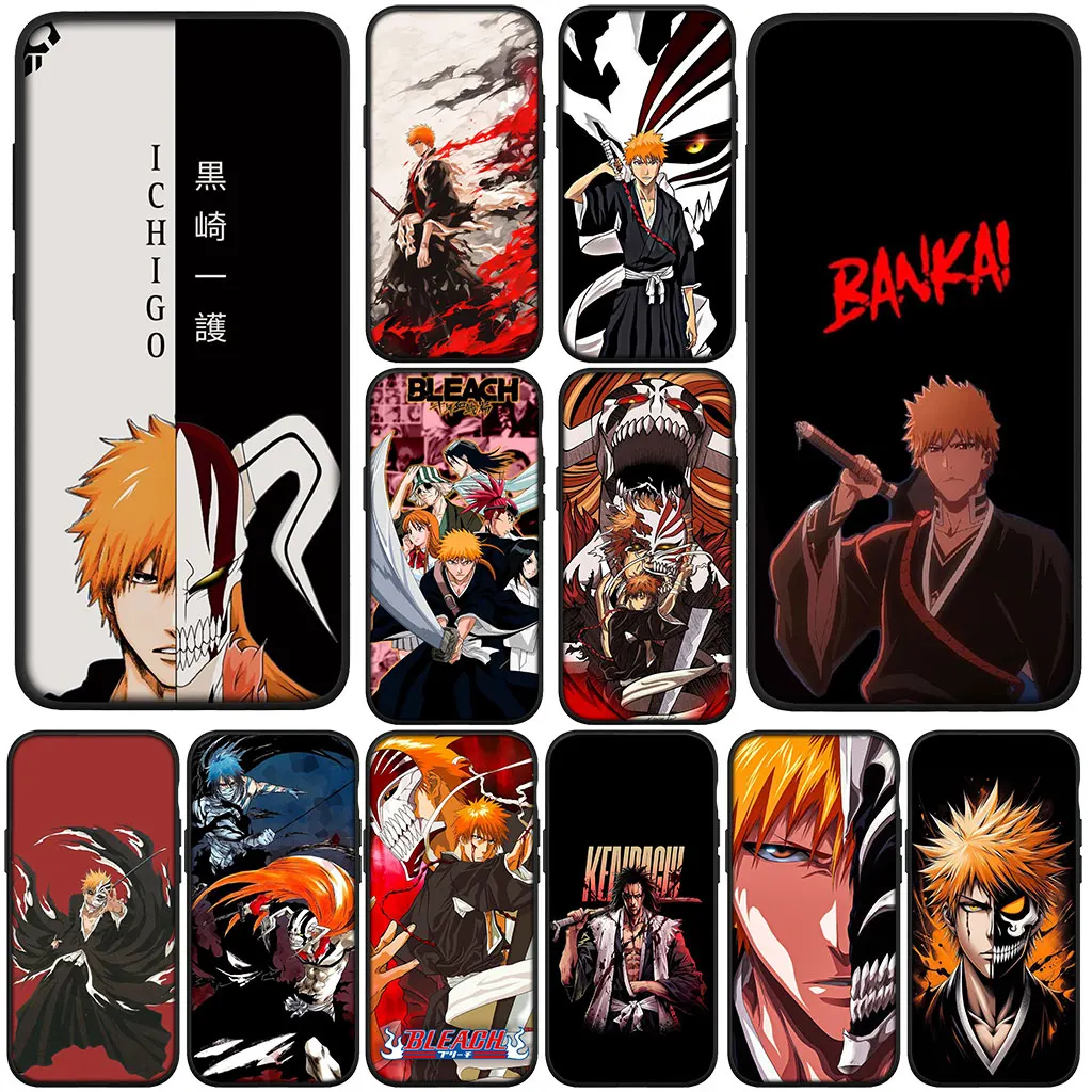 Для Motorola Moto Edge 50 One 30 Fusion 40 neo Ultra Pro 20 Lite G50 G85 G84 E15 E14 Чехол Bleach Shinsui Kurosaki Ichigo Kuchiki