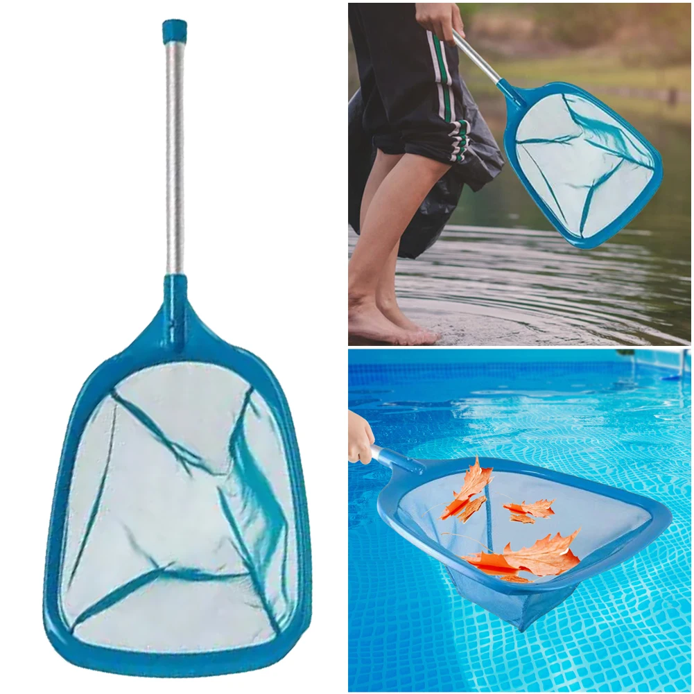 

Swimming Pool Skimmer Net with Metal Pole Ultra Fine Mesh Netting Bag Basket Pool Net Skimmer Rake for Pond Spa Hot Tub