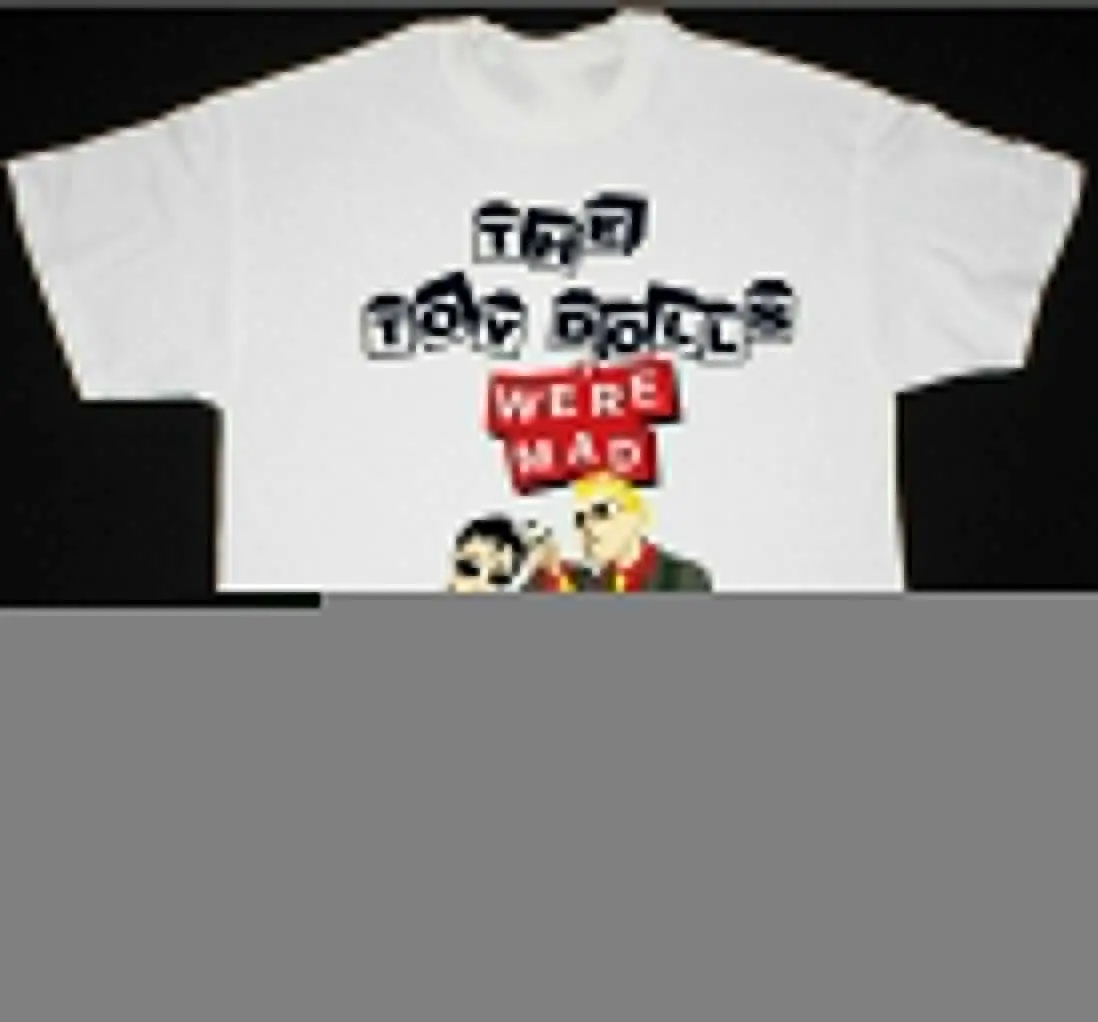 

THE TOY DOLLS PUNK ROCK Album White Men S-234XL T-shirt D298