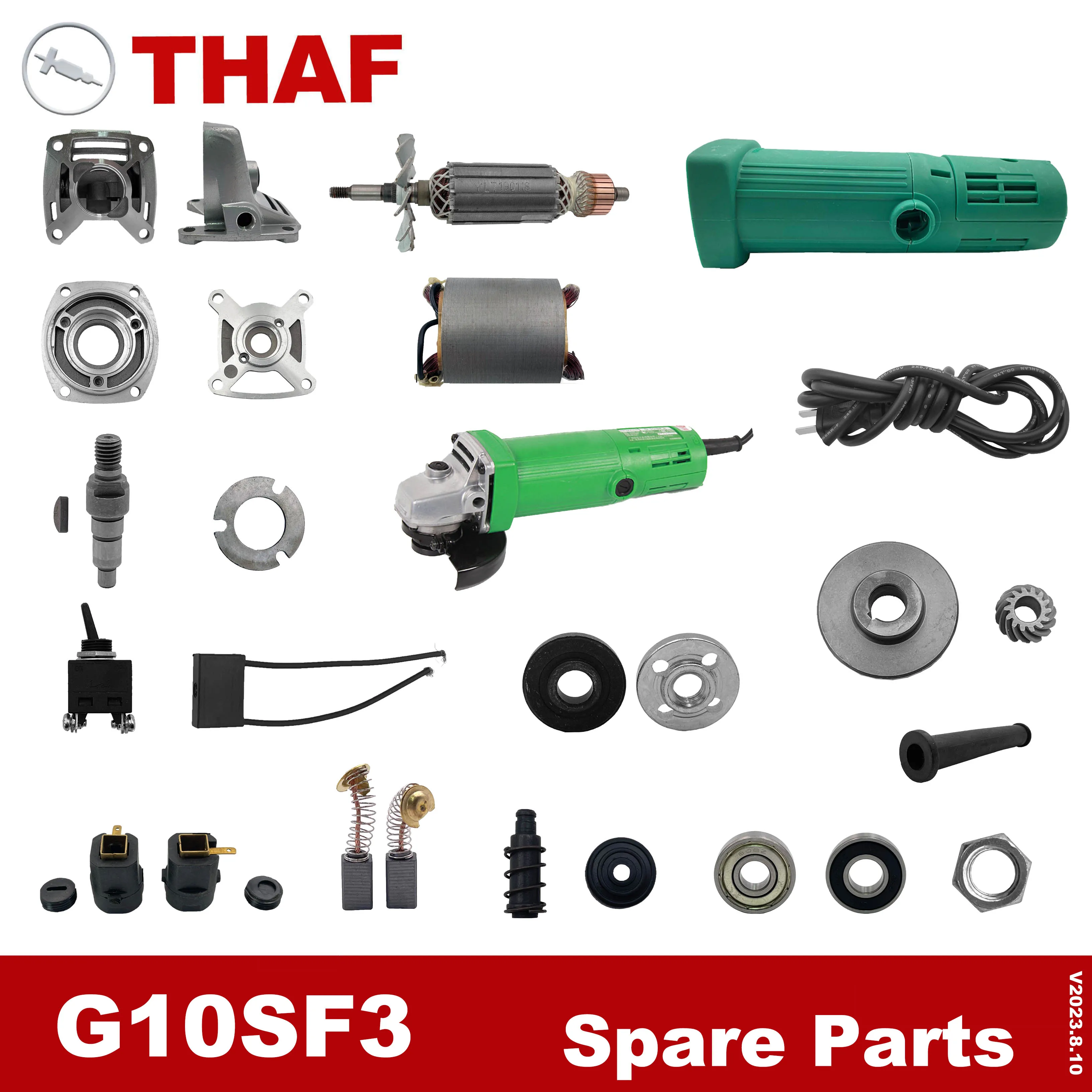 Bearing 6001 Replacement Spare Parts For Hitachi Angle Grinder G10SF3 B04