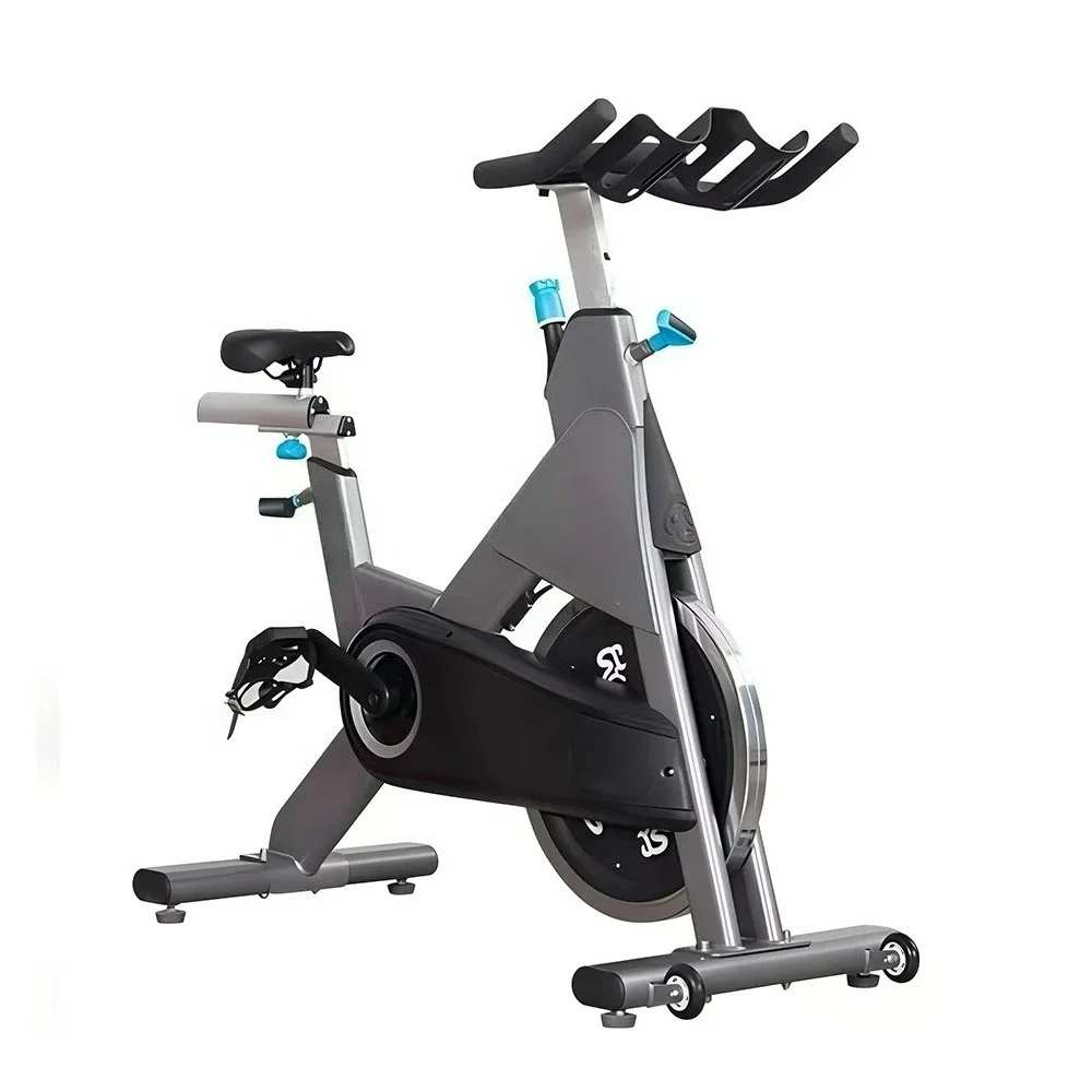 Steel Manual Control Spinning Bike, Digital Display Fashion Structure For Commercial Gym Home Fitness And Daily Exercise