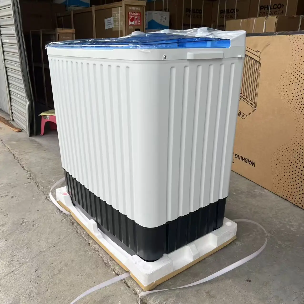 Semi Automatic Twin Tub Washing Machine 10/15kg Cheap Price Washer and Spin Can Work Without Tap Water 220V 50HZ JS150