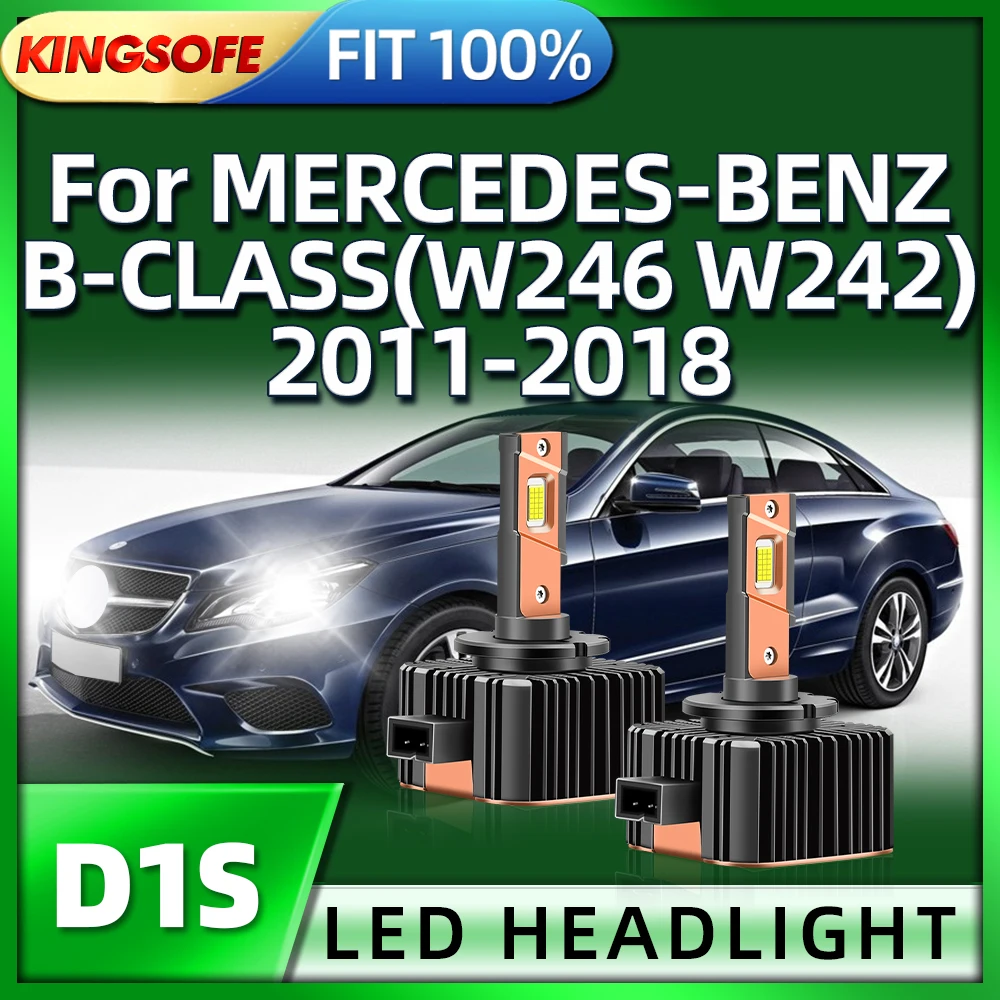 

KINGSOFE Auto D1S Led Car Headlights Bulbs 130W For MERCEDES-BENZ B-CLASS W246 W242 2011 2012 2013 2014 2015 2016 2017 2018