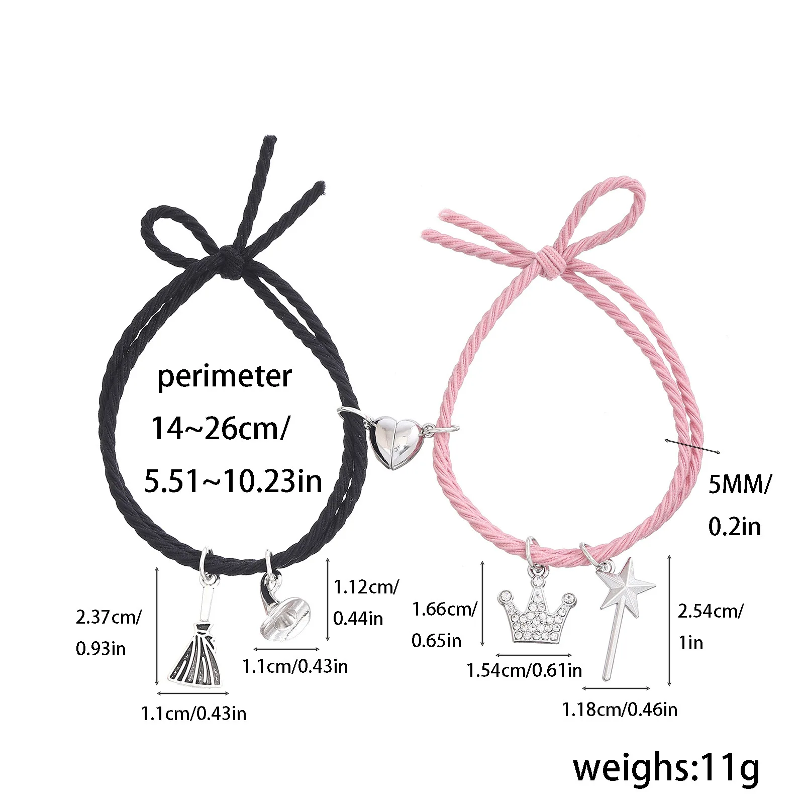 Neues Design Magic Stick Hut Krone passende Armbänder für Frauen Mode handgefertigte Perlenarmbänder BFF Freundschaftsschmuck Geschenke – Detail 14