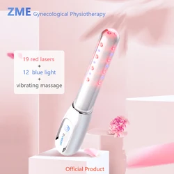 Zme vaginal máquina de aperto dispositivo a laser blu-ray vibrador massagem vagina inflamação firmando vagina rejuvenescimento varinha limpa