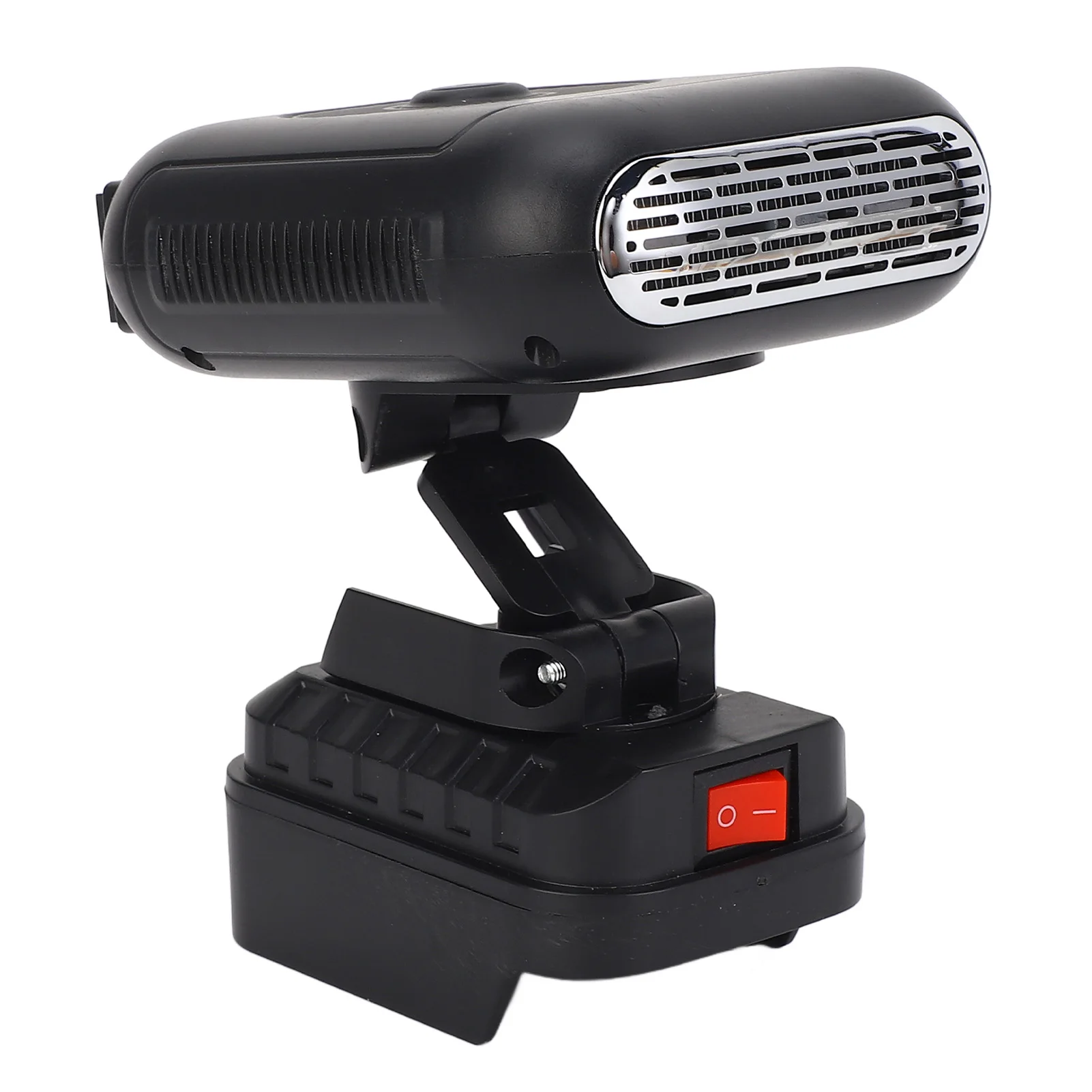 سخان مساحة تسخين سريع يعمل بالبطارية مدمج منخفض الضوضاء 90 درجة 2 درجة حرارة للمكتب والنوم والسيارة المنزلية #4