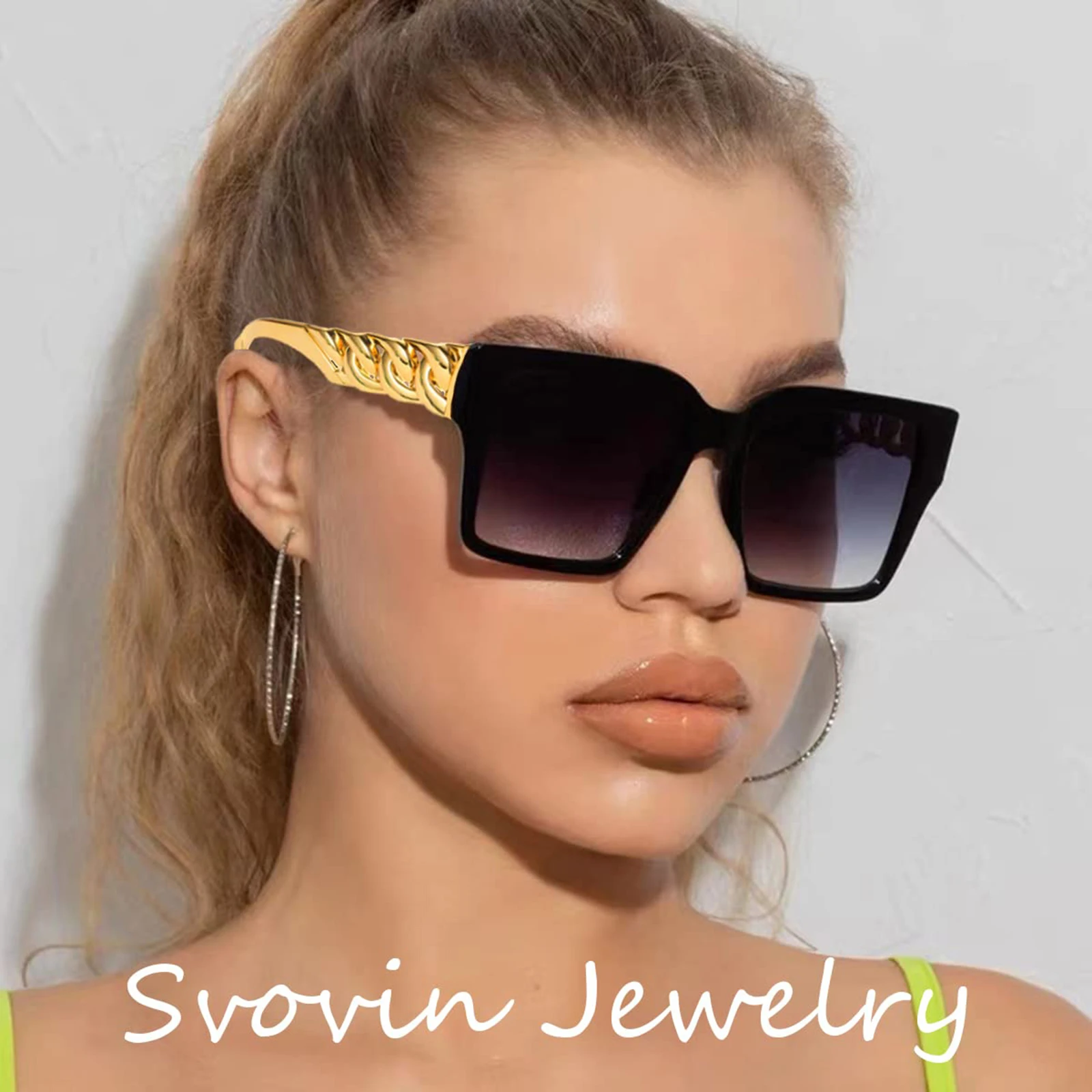 Hip Hop Costume Kit Gold Rapper Hat Sunglasses Gold Dollar Sign Pendant Necklaces 80s 90s Rapper Accessories