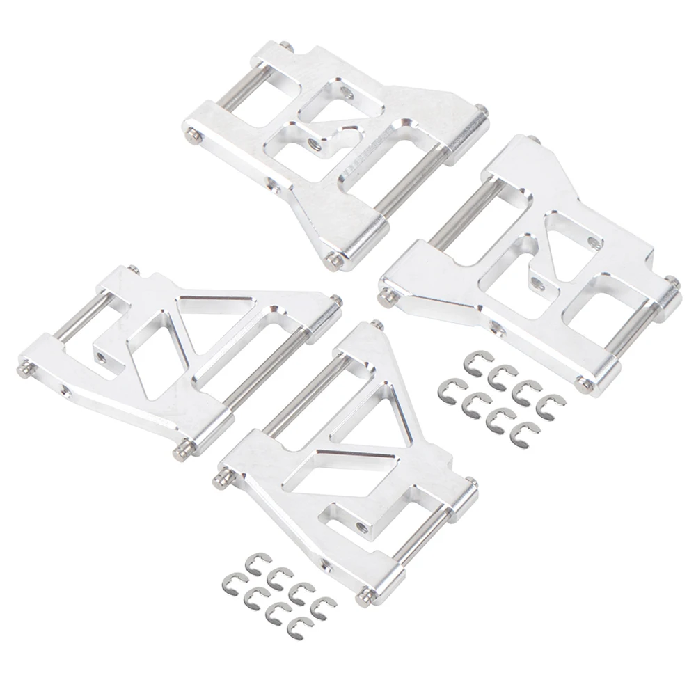 Aluminum Front & Rear Suspension Lower Arm for Tamiya TA02 TA-02 TA02W TA02SW Chassis Upgrades