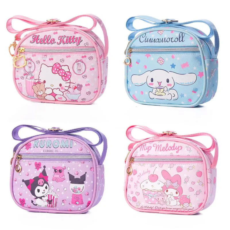 Sanrio tas bahu kartun Loomi baru tas bahu selempang Melody anak-anak ringan tahan air lucu