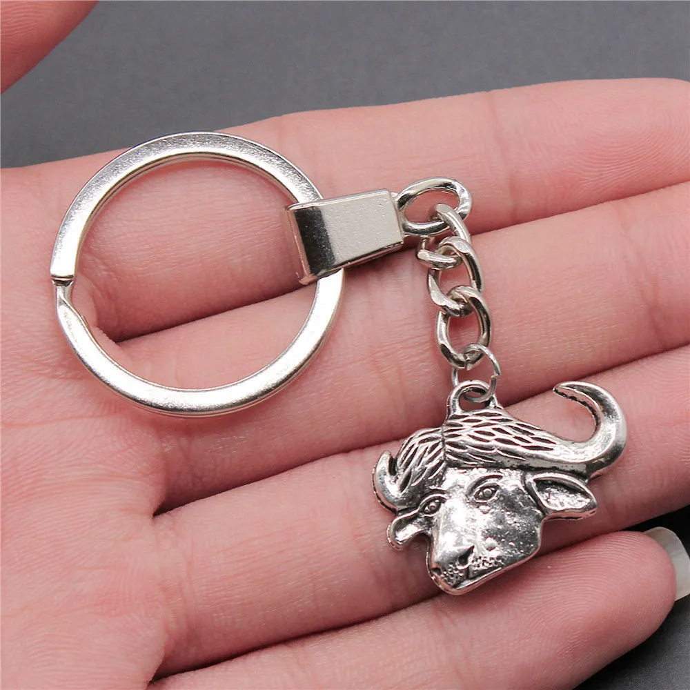 حلقات المفاتيح 30 مم مجوهرات عصرية على شكل أرنب كلب قطة