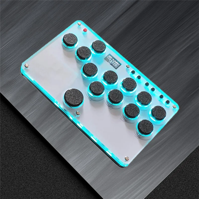 Тонкий джойстик с полной кнопкой, контроллер аркадного боя, акриловый игровой контроллер для любимой аркадной игры