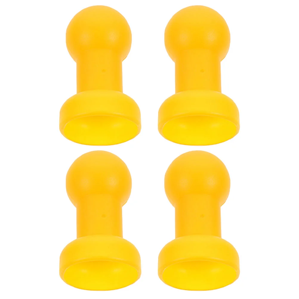 4 Pcs Trampoline Bottom Cover Enclosure Connection Professional Parts Sturdy Caps Rod Plastic Replacement Small