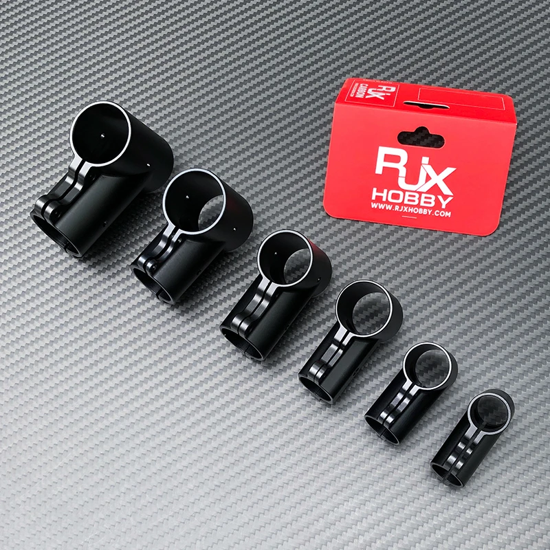 Adaptateur réducteur de tuyau de Drone industriel, 16mm 20mm 25mm à 30mm 40mm, Tri-clamp coudé pour train d'atterrissage en Fiber de carbone, pièce de réparation RJX