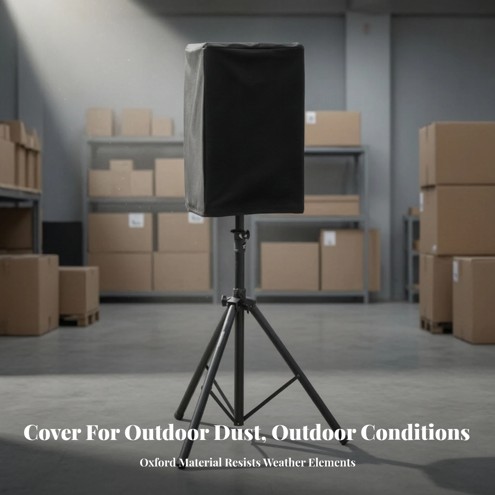 Speaker Cover with Drawcord Heavy-Duty Speaker Dust Cover Lightweight Reusable for DJs, Daily Storage, Stage Setups