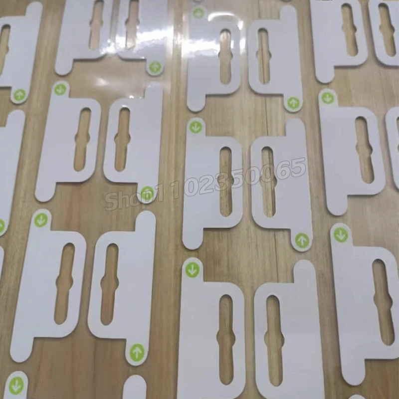 100pcs OEM Paper Hook Arrow Mark Box Seal Stickers for IPHONE 15 14 plus pro ProMax Phone Case USB C Charge Cable Seal Packing