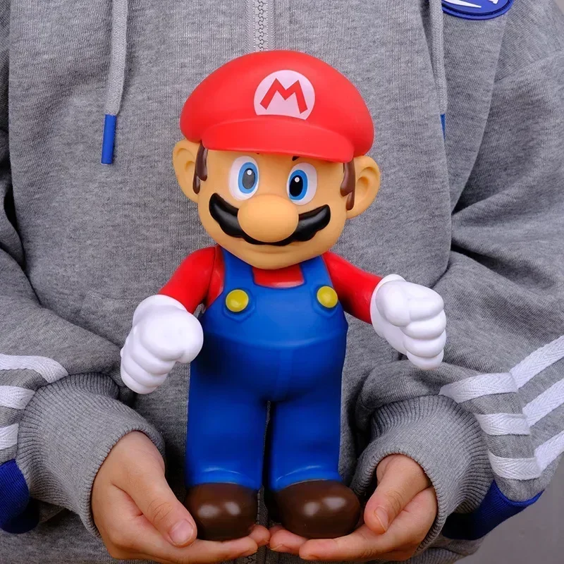 Figurines en PVC Super Mario Bros pour enfants, jouets de dessin animé, Luigi, Yoshi, poupées modèles, cadeaux d'anniversaire