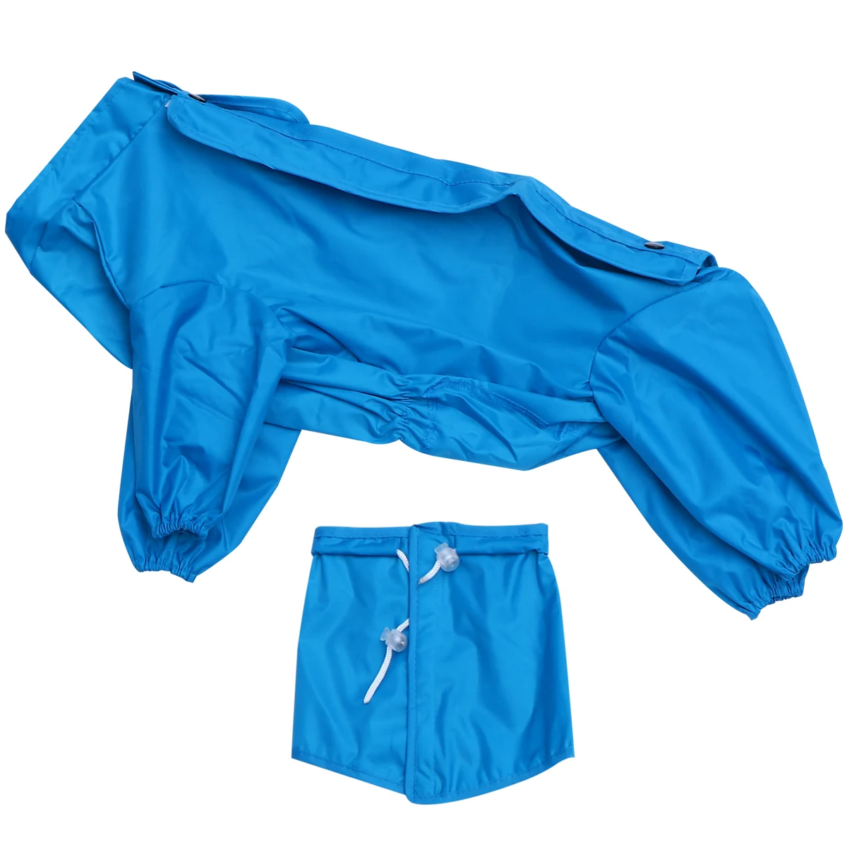 

Reflective Waterproof Dog Raincoat Blue Disposable All inclusive Puppy Rainwear Durable Four legged Design Safe Low Visibility