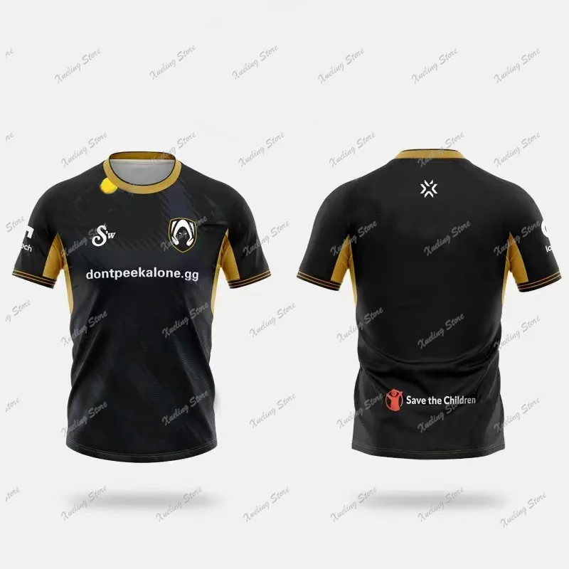 Koszulka e-sportowa Team Heretics VALORANT VCT T-shirt z krótkim rękawem mężczyźni kobiety letni top ponadgabarytowe szybkoschnące ubrania top na co dzień