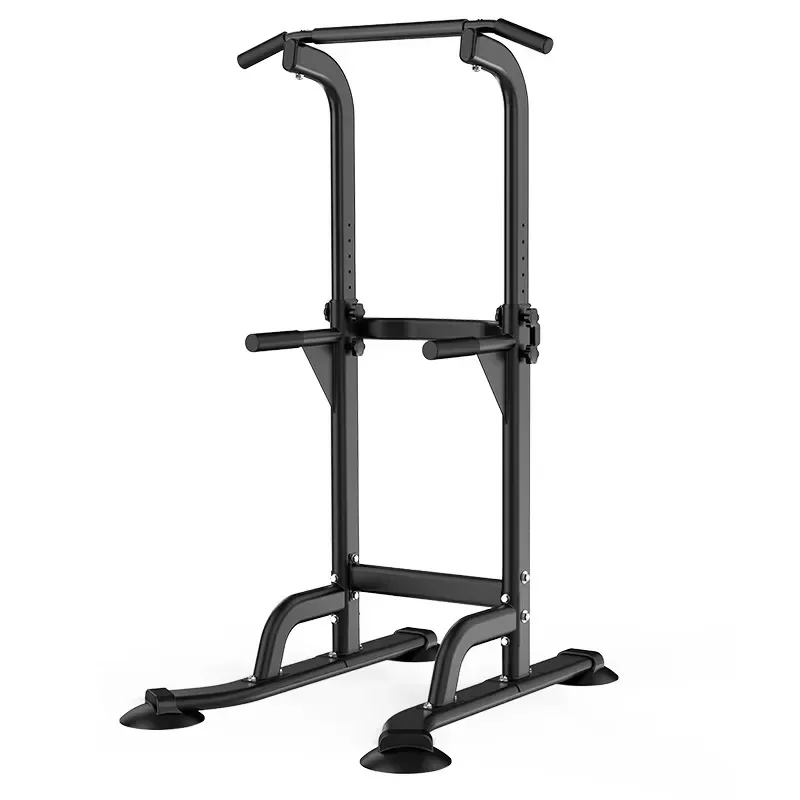Adjustable Height Multifunctional Pull-Up Tower with Power Tower Dip Station Pull-Up Bar Fitness Equipment for Home Gym