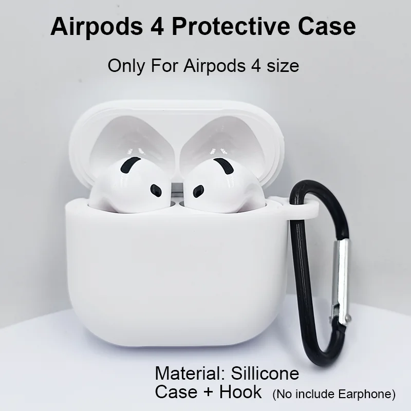 Case For Airpods 4 Protective Case For Airpods 4 Cover Case For Airpods4 Silicone Case For airpods4 TPU Case For Apple Airpods4