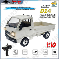 WPL D14 Rc Car 1/10 Full Scale 4WD Suzuki Drift Remote Control Car Toy Climbing Truck Led Light on-Road Rc Cars Trucks