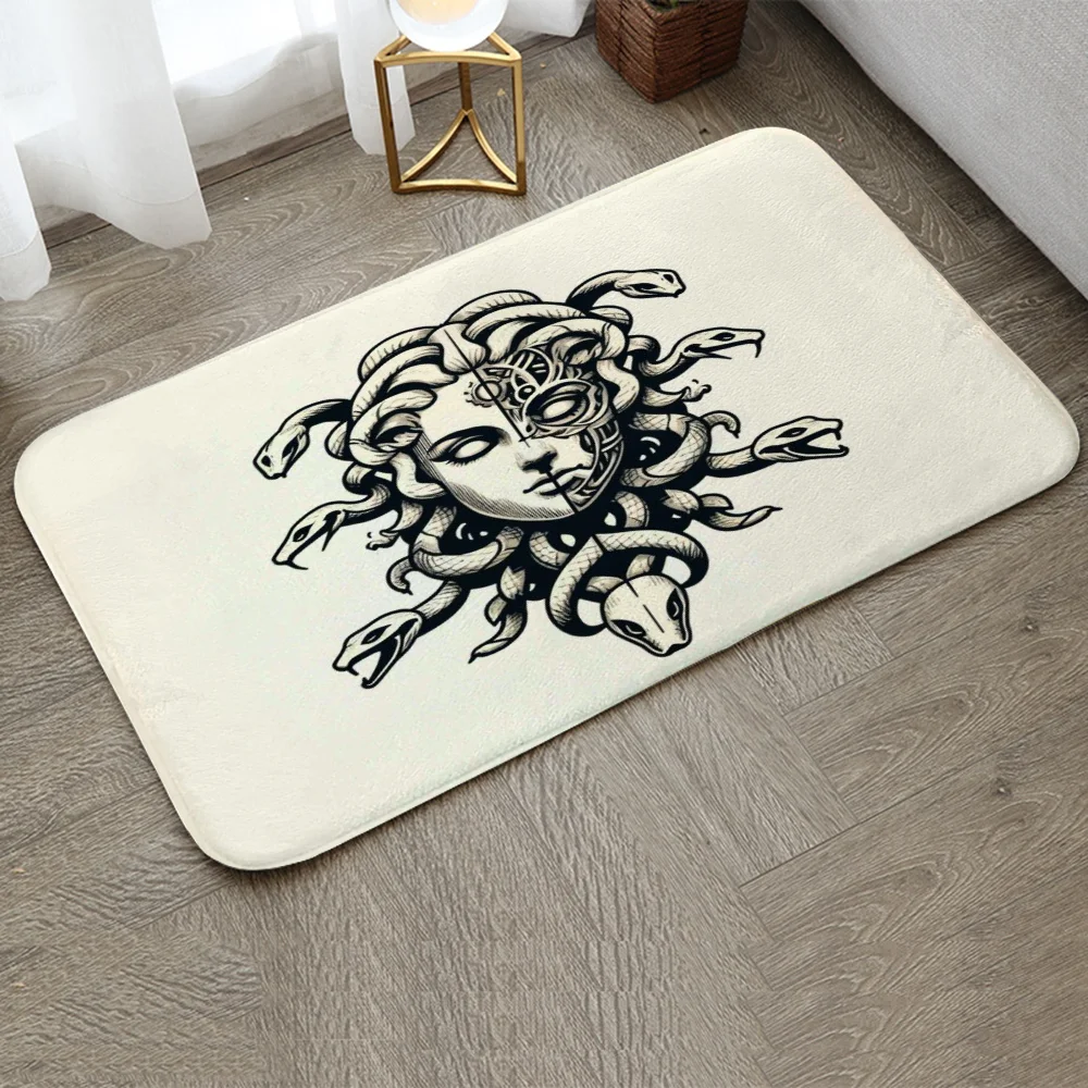 Medusa Things to the House Entrance Door Doormat Custom Bedroom Carpet for Kitchen Bathroom Mat Home Decoration Accessories Foot