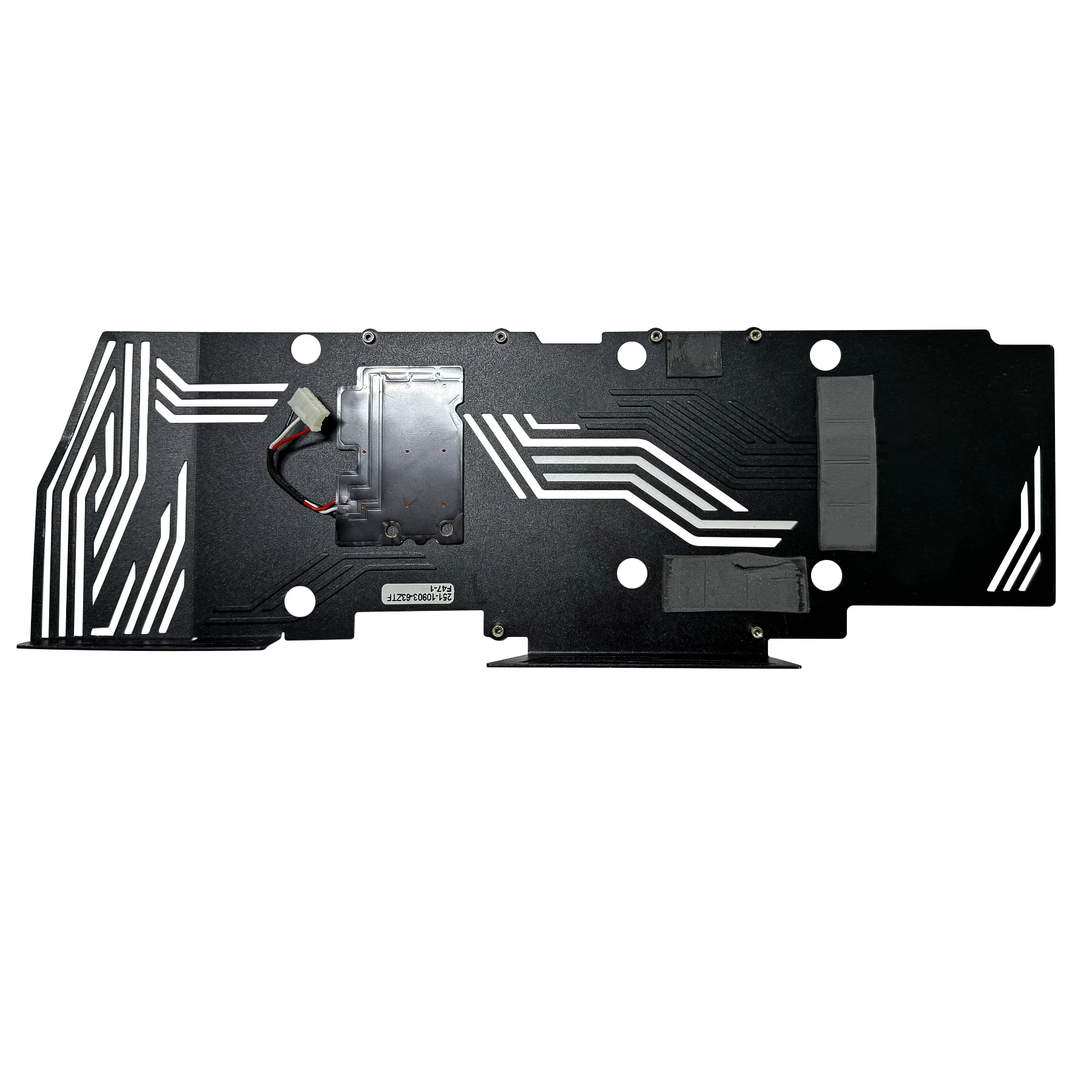 Original RTX3080 RTX3090 Graphics Card Replacement Backplate For ZOTAC RTX 3080 3090 Trinity OC Viddeo Card Backplane