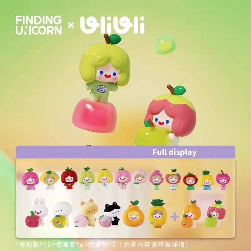 

New Genuine Rico Happy Friends With Me Series Blind Box Mini Figurine Collectible Desktop Ornaments As A Great Gifts