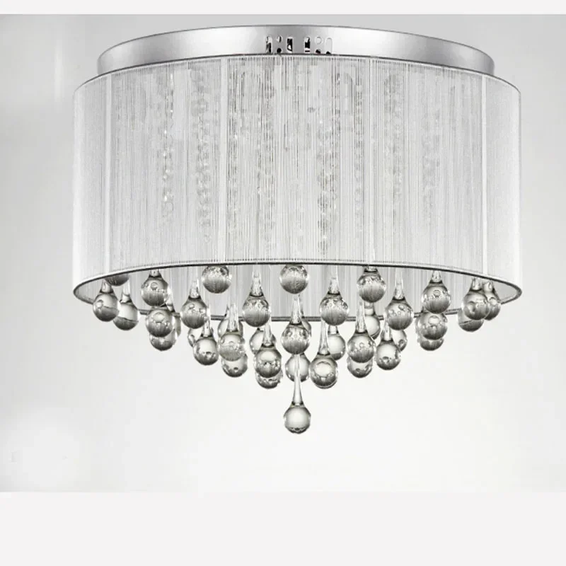 Best Selling Modern Simple Crystal Ceiling Chandelier Lights With Name Brand 32*45cm