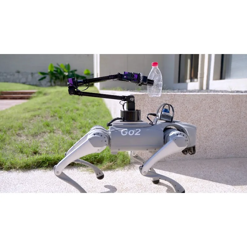 عجلات AI رباعية الأرجل روبوت الكلب Unitree Go2-W وظيفة ذكية لجميع التضاريس