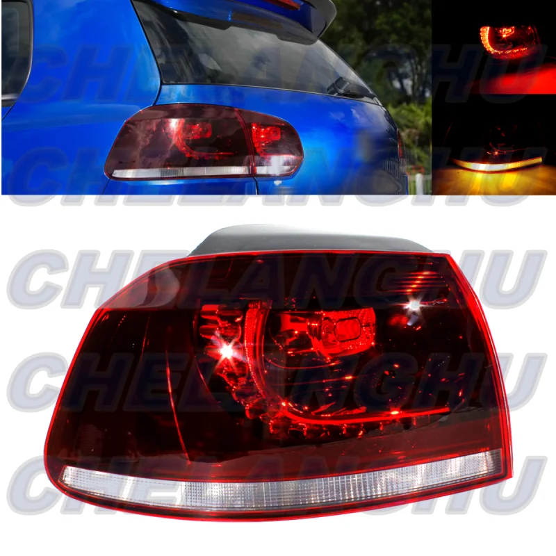 

For VW Golf 6 R20 GTD GTI 2009 2010 2011 2012 2013 Left Outer Side LED Tail Light Rear Lamp Brake Light Car accessories