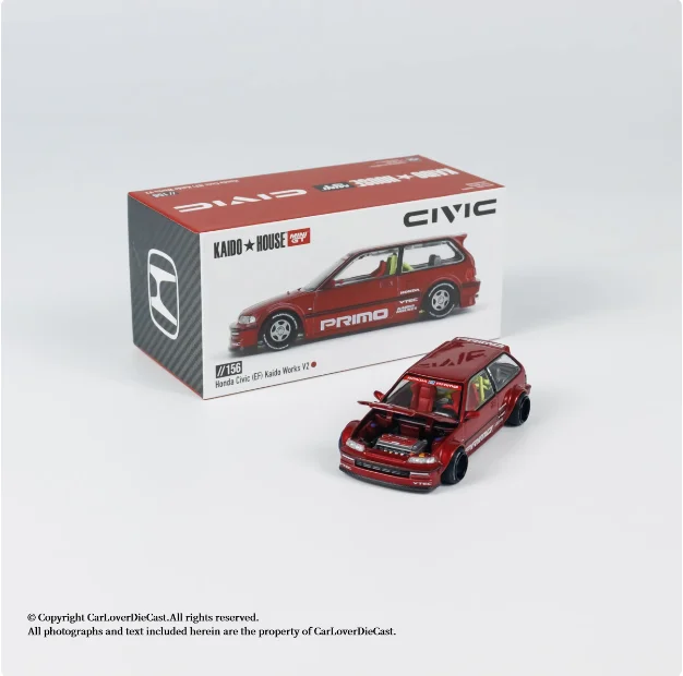 

KAIDO HOUSE 1:64 156 Honda Civic (EF) Kaido Works V2 Alloy car model toys