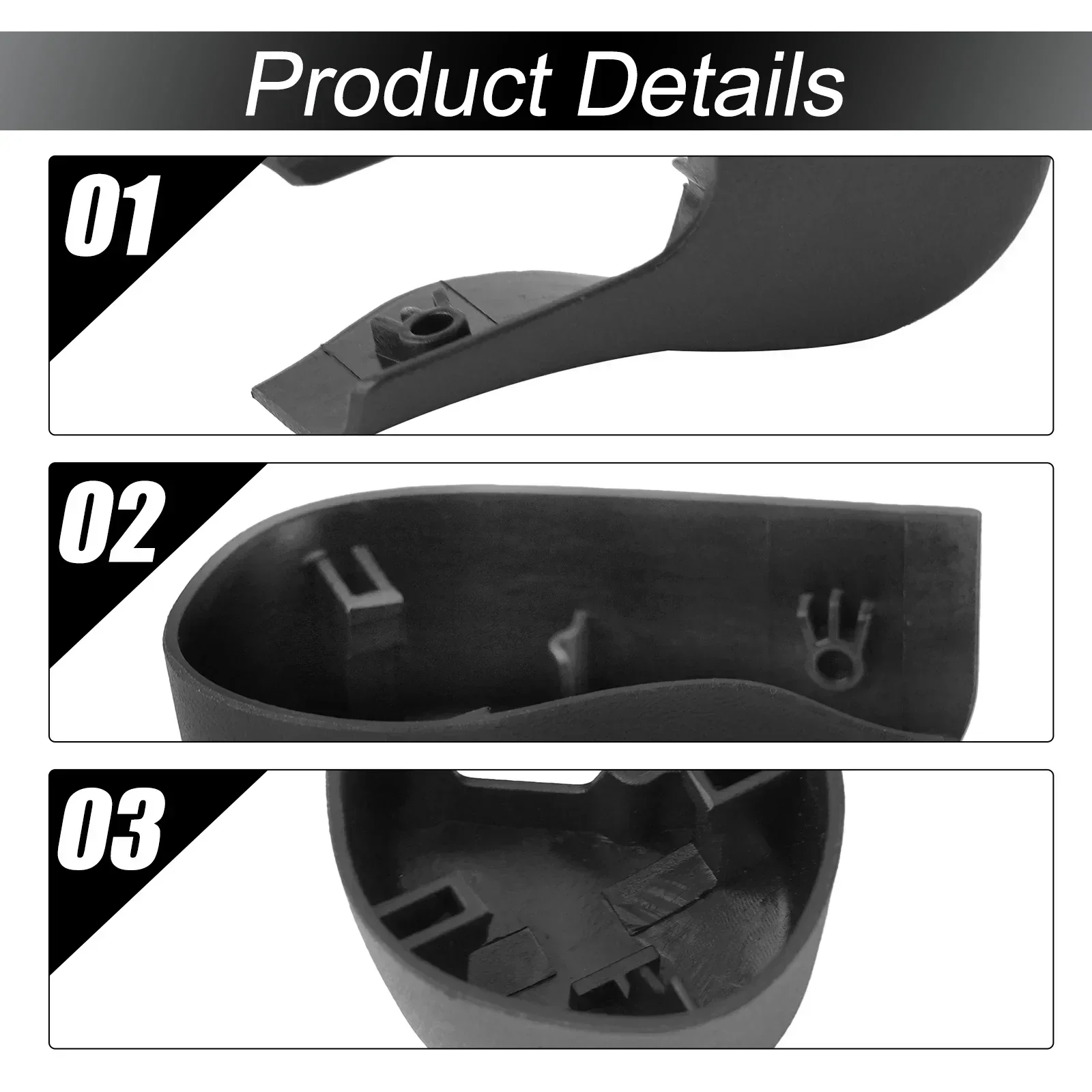 Rear Wiper Arm Cover Cap Durable High Quality Lightweight Portable For BMW E61 F11 F31 61627066175 Accessories