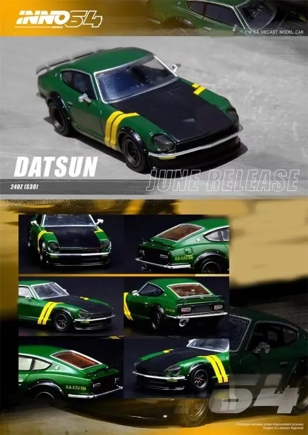 INNO 1/64 FOR DATSUN 240Z Zero Collection of die-casting alloy car model ornaments