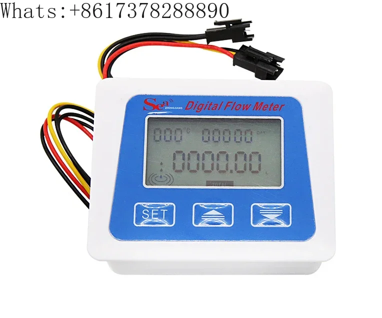 Intelligent water , low-power digital display flow meter, electronic water  digital display water flow meter, battery powered