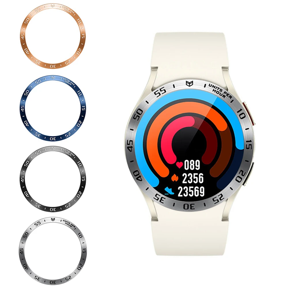 For Samsung Galaxy Watch 6 Classic 43MM 47MM Bezel Ring Cover Stainless Steel Protection Case Smart Watch Protective Frame