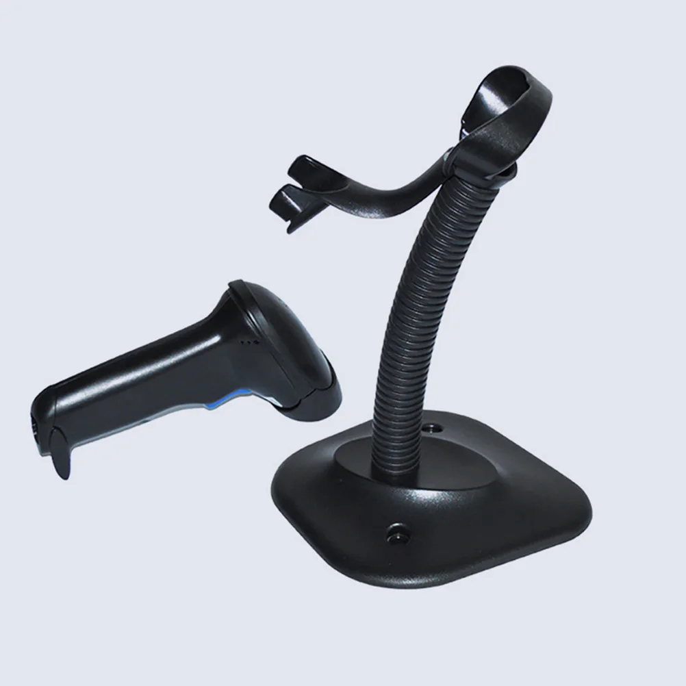 Barcode Scanner Holder Plastic Stand For Handheld Scanners Desktop Supermarket Store Use Durable Pp Material Scanning Bracket