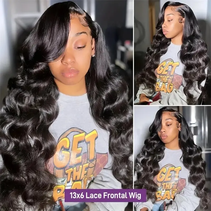 13x6 HD Lace Frontal Wigs 180 Density 13x4 HD Lace Front Wig 24 38 Inch Body Wave Wavy Glueless Pre Plucked For Women Hair wig