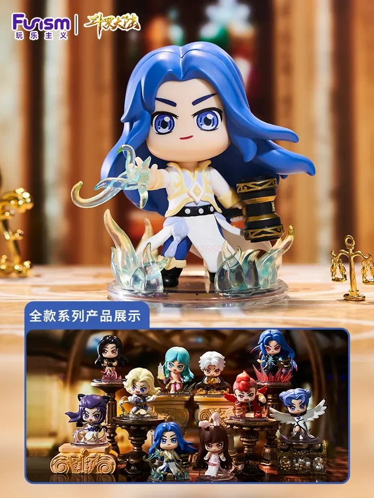 Original Douluodalu Soul Land Soul Master Duel Tangsan Xiaowu Anime Cartoon Figures Blind Box Toy Kid Gift Anime Periphery Model