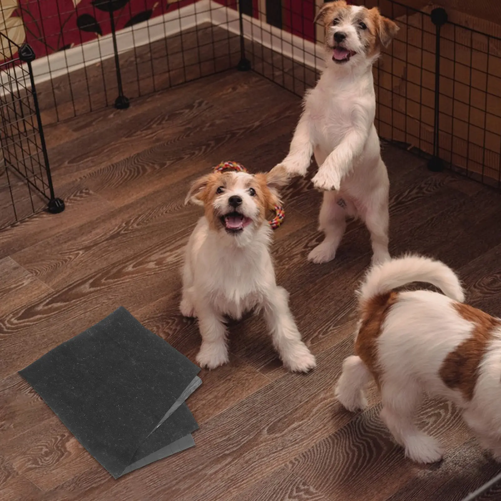 Reusable Dog Pee Pad Washable Felt Crate Mat for Puppy Training Large Coverage Non-Slip Pet Training Pad Urine Barrier Mat