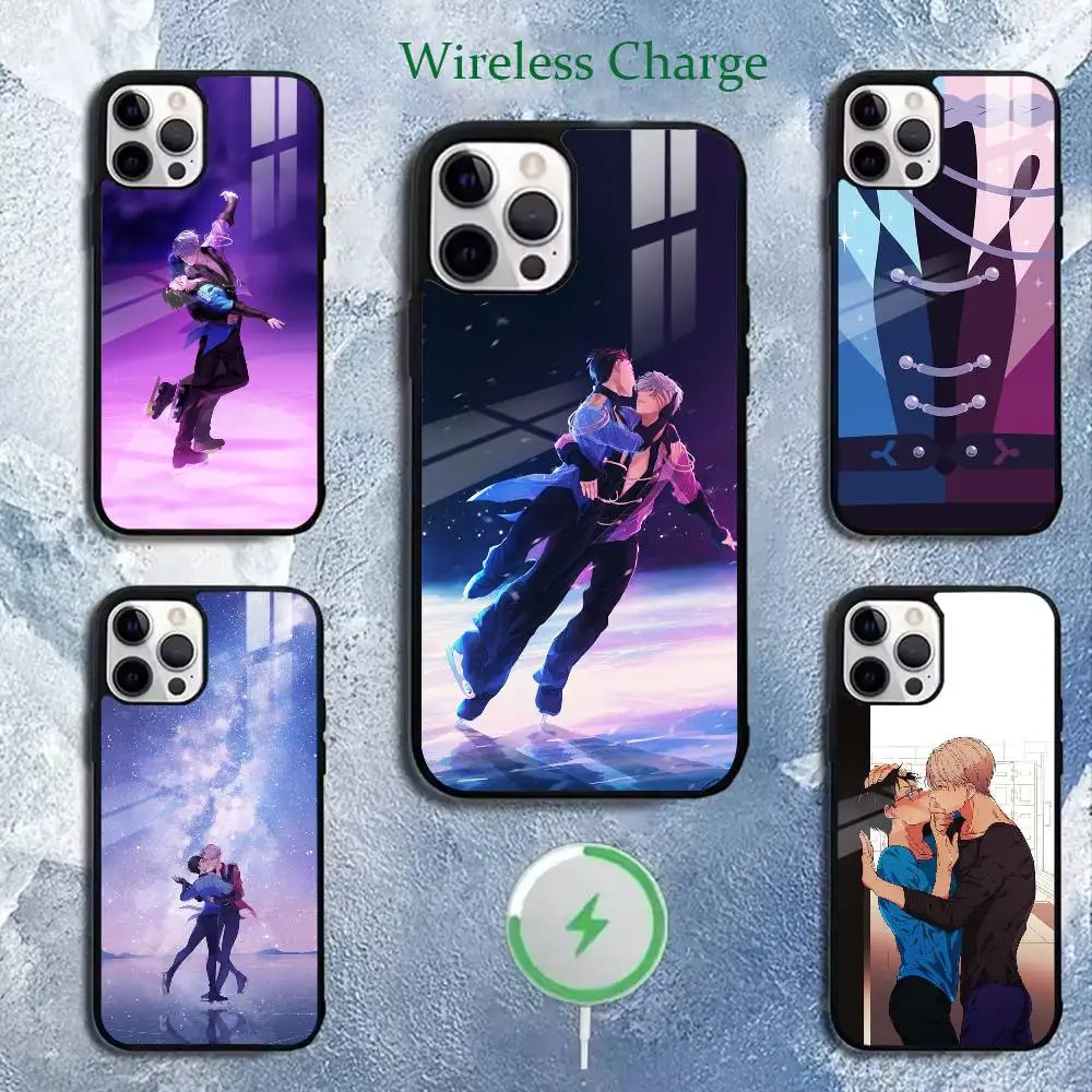 

Anime Y-Yuri on Ice Phone Case For iPhone17,16,15,14,13,12,11 Plus,Pro,Max Magnetic with Wireless Charging
