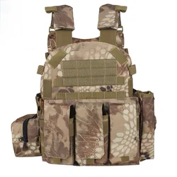 Children's Camouflage Tactical Vest Multi-functional Breathable Outdoor Equipment