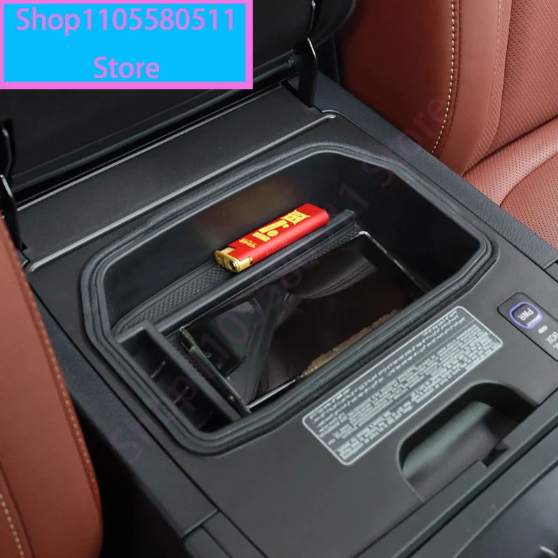 For Lexus LX570 2008-2022 Central Storage Box Modification Accessories LX 570 Storage Bracket Tray Refrigerator Partition 2021